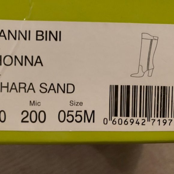 Size 5.5 Gianni Bini Leather Boots NIB - Picture 7 of 8